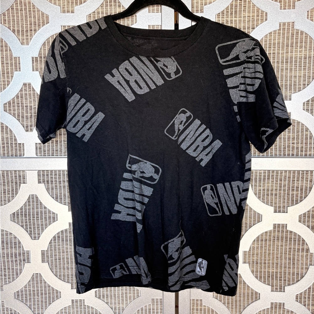 NBA Black and Gray Short Sleeve Tee
